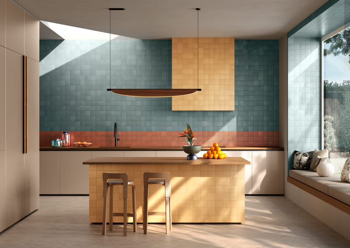 Pigmento Series Italian Square Porcelain Feature Tile