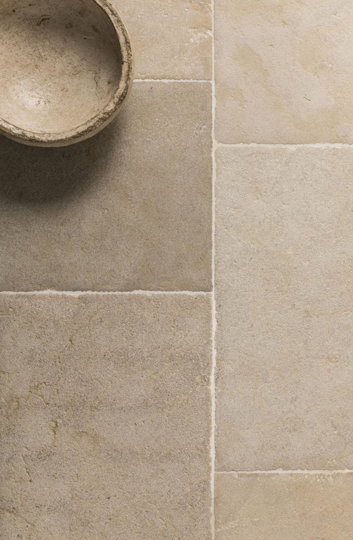 Natural Limestone Beige Tumbled Tile 400x600x18mm