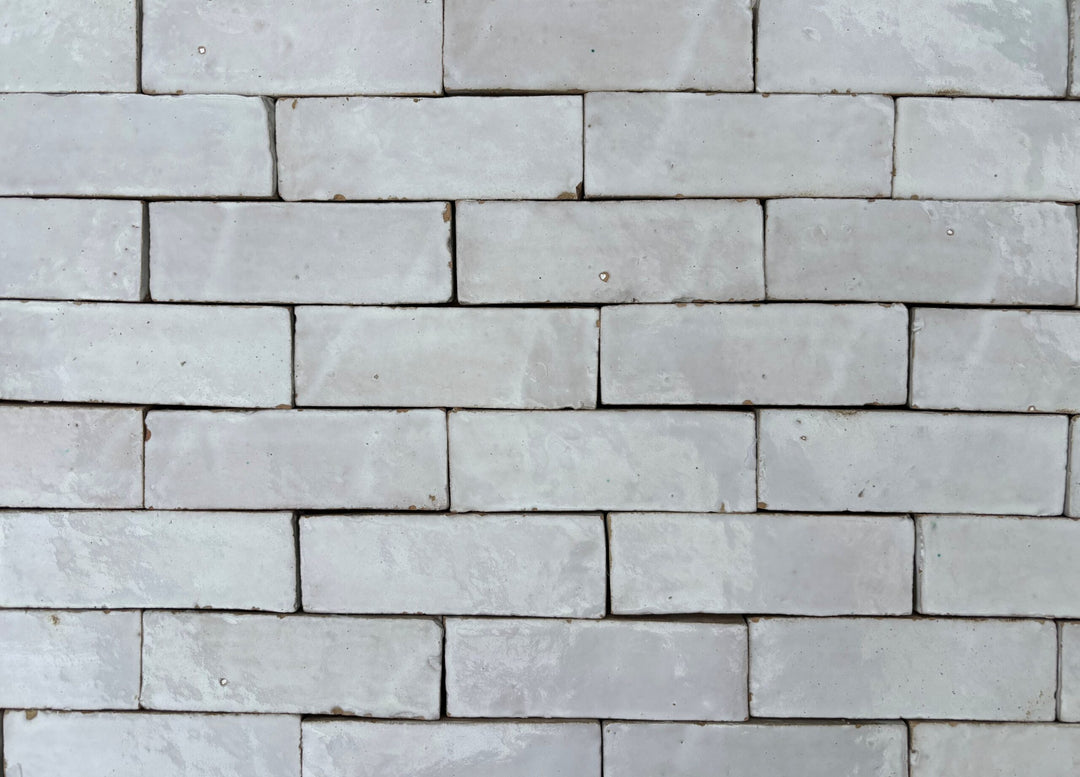 Bejmat White Fes Terracotta Moroccan Subway 140x45mm