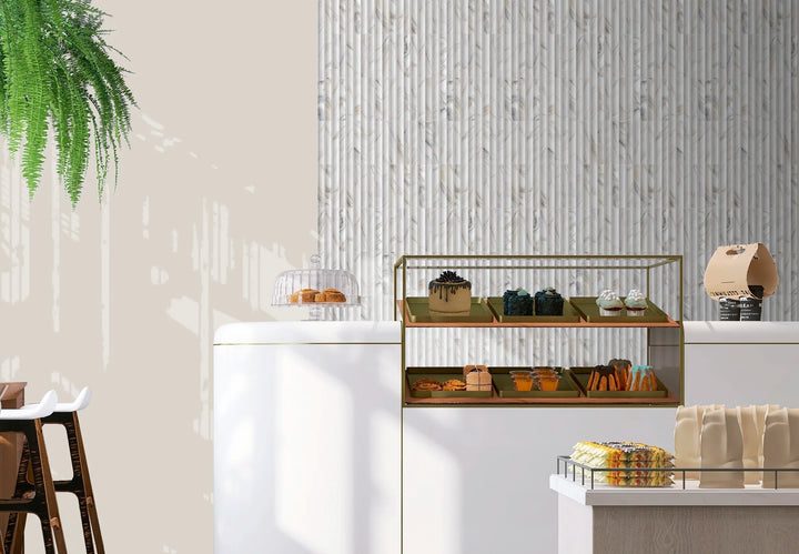 The Argos Collection Spanish Concave Fluted Subway Tiles