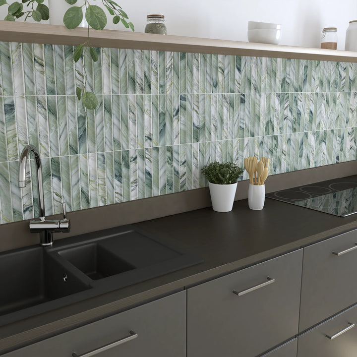 The Argos Collection Spanish Concave Fluted Subway Tiles