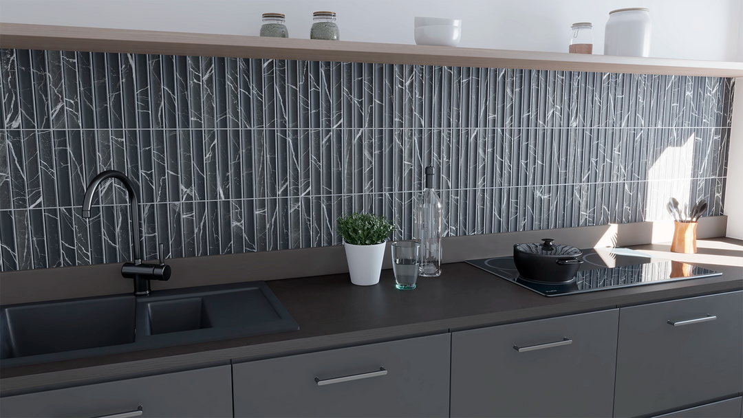 The Argos Collection Spanish Concave Fluted Subway Tiles