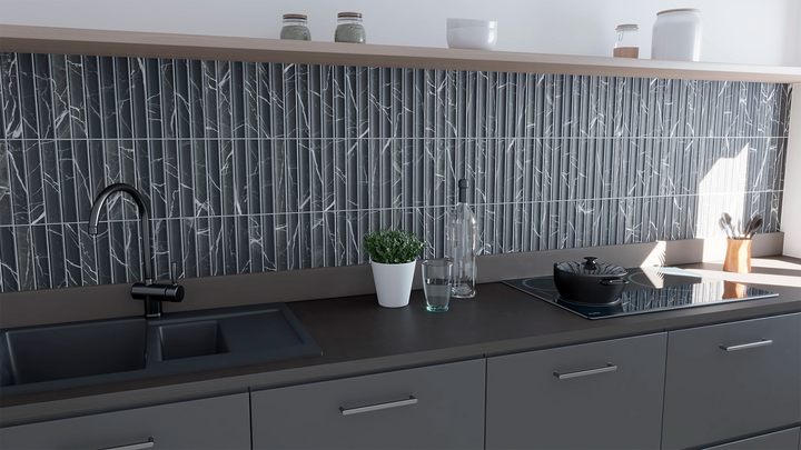 The Argos Collection Spanish Concave Fluted Subway Tiles