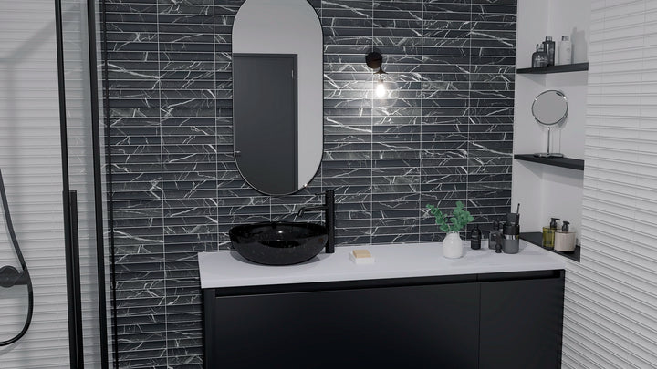 The Argos Collection Spanish Concave Fluted Subway Tiles