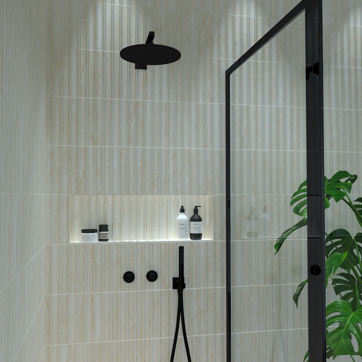 The Argos Collection Spanish Concave Fluted Subway Tiles