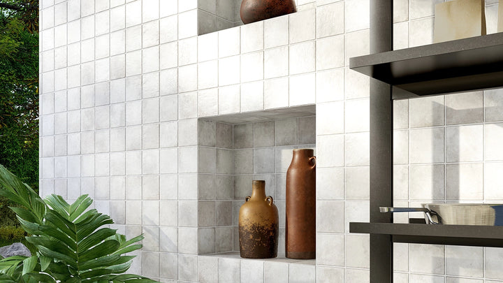 The Volterra Collection Spanish Porcelain Subway and Square Tiles