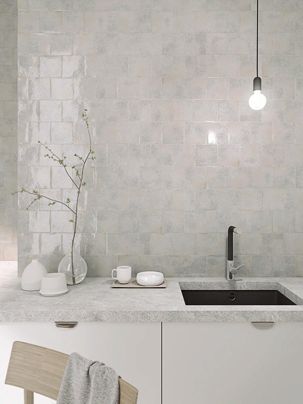 The Enso Collection Spanish Ceramic Wall Tile