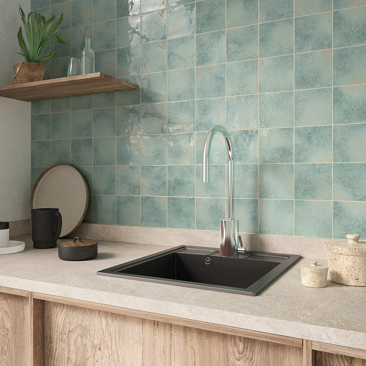 The Enso Collection Spanish Ceramic Wall Tile