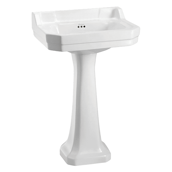 Burlington Edwardian 56cm Basin & Pedestal