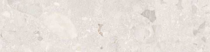 Luna Collection Stone &amp; Terrazzo Look Porcelain Tiles - White