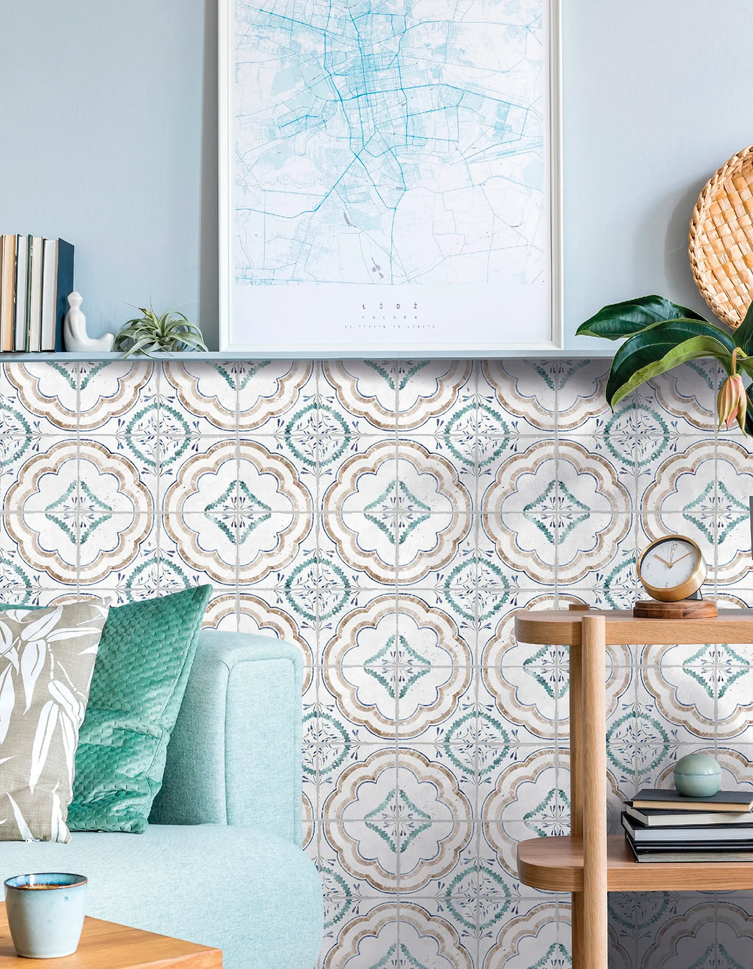 The Florentina Collection Spanish Porcelain Floor/Wall Tiles