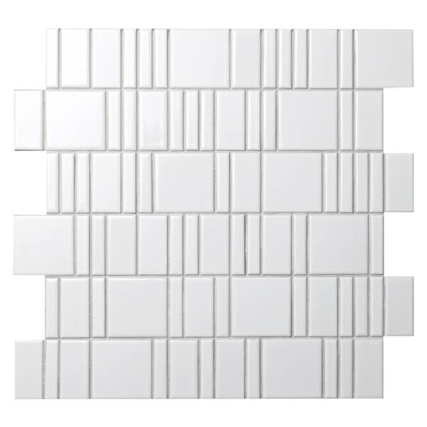 Rhythm White Matte/Gloss Mosaic