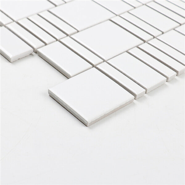 Rhythm White Matte/Gloss Mosaic