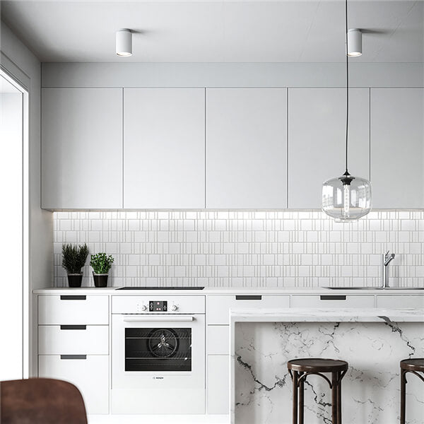 Rhythm White Matte/Gloss Mosaic