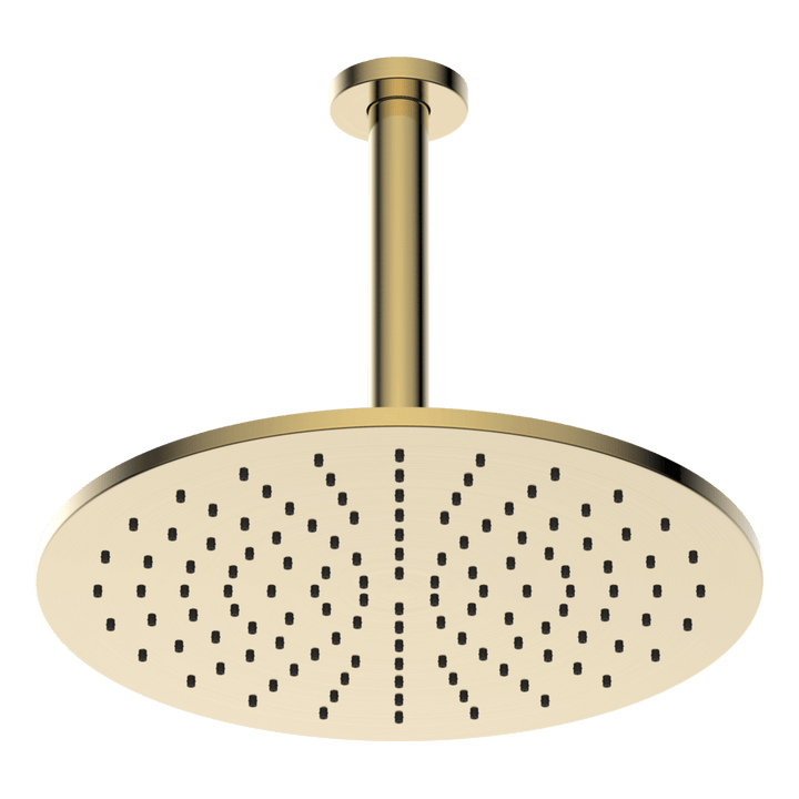Abey Brass Round Vertical Shower 300mm