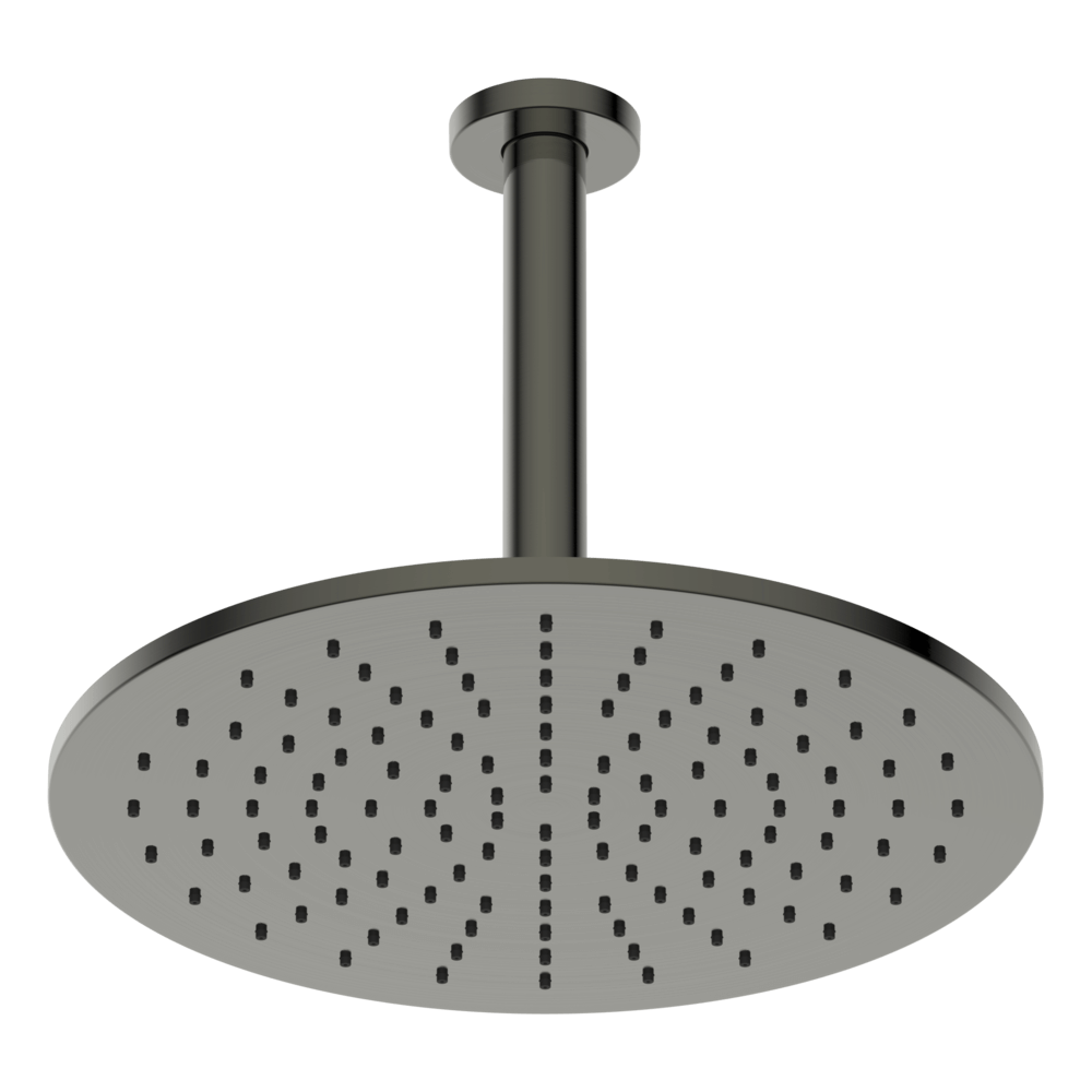 Abey Brass Round Vertical Shower 300mm