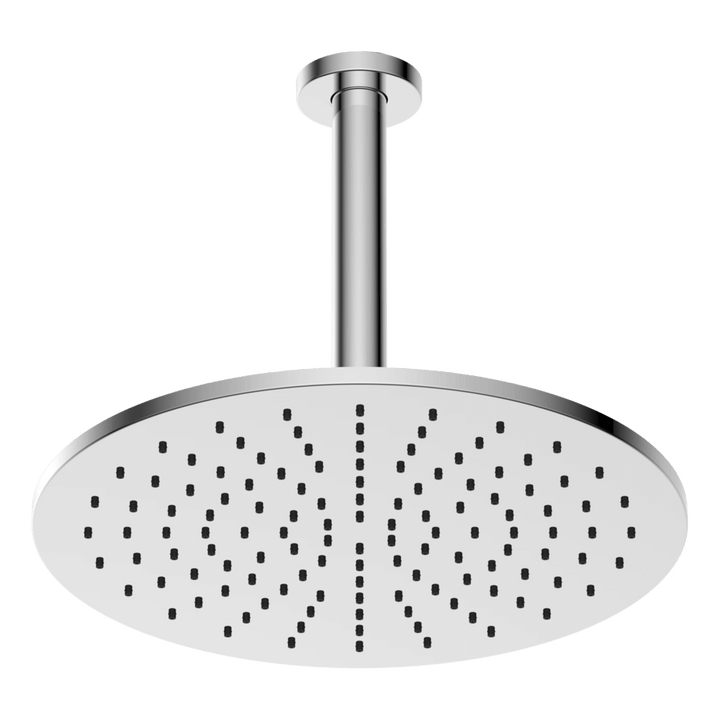 Abey Brass Round Vertical Shower 300mm