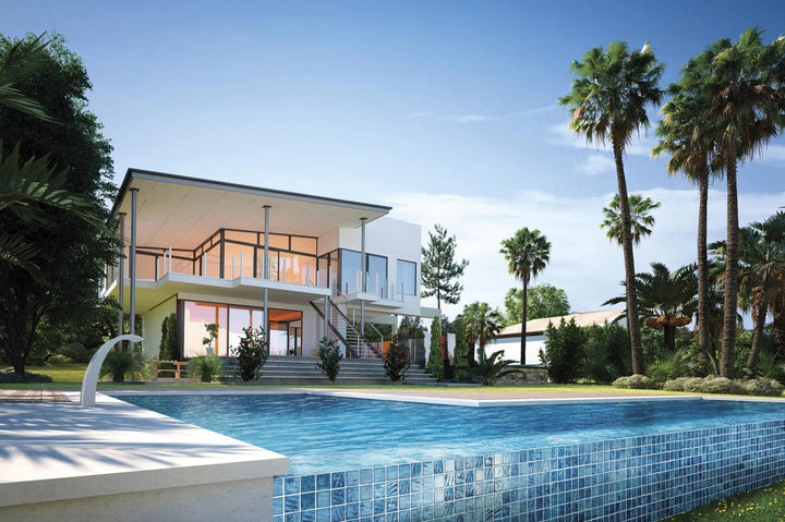 Onix Penta Arrecife Blue Gloss Pool Mosaic