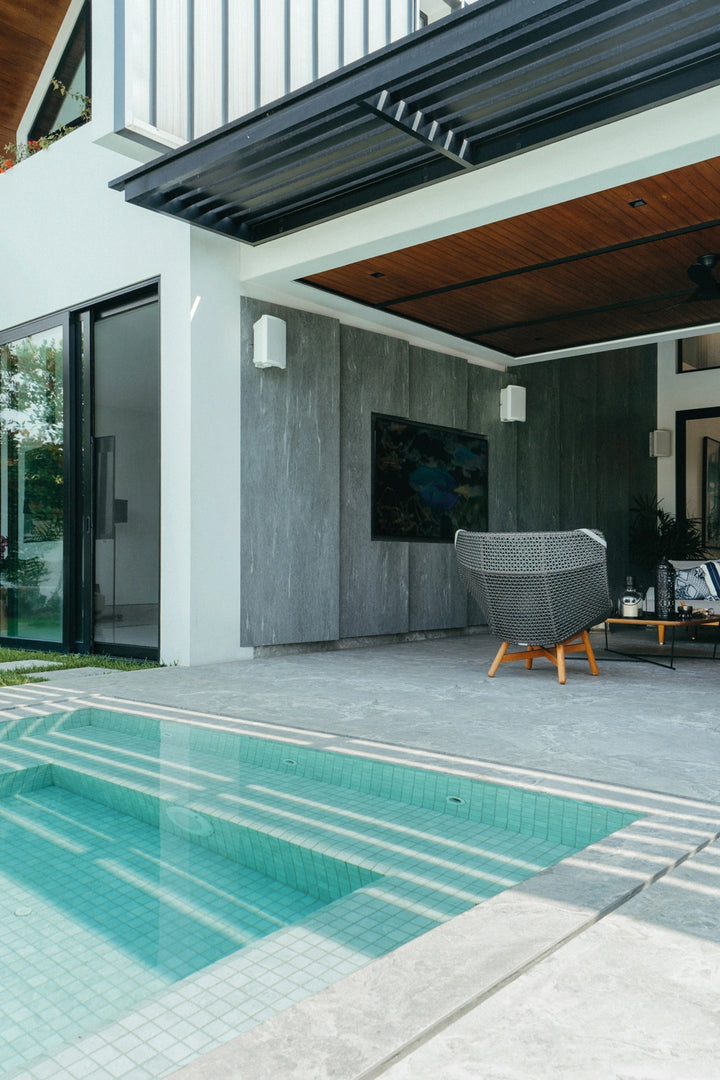 Onix Penta Eco Stone Greige Matte Pool Mosaic
