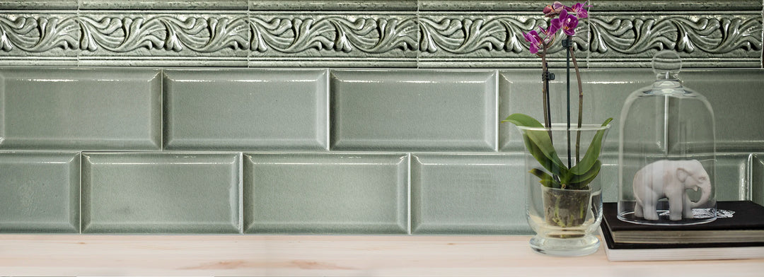 The Bevelled Collection Spanish Ceramic Subway Wall Tile