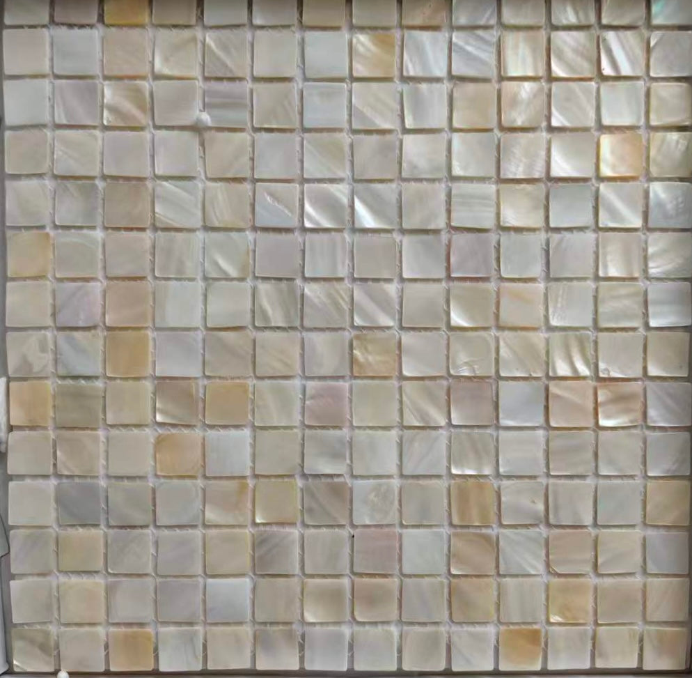 Seashell Natural Squares 20mm