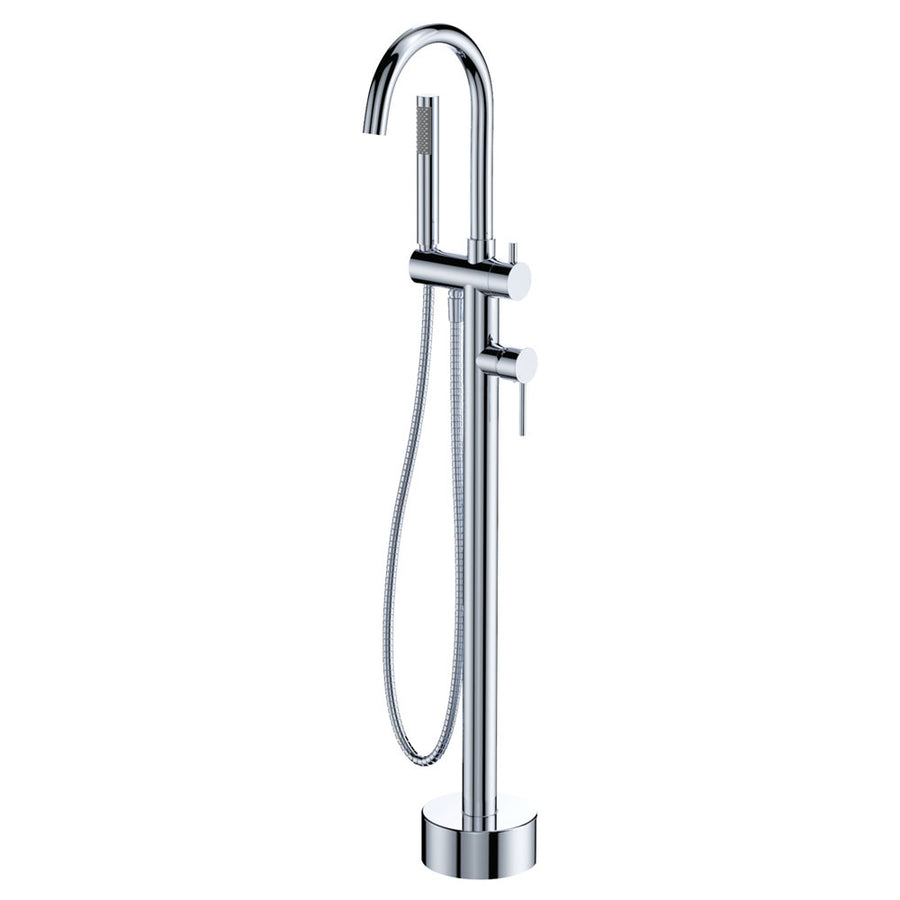Kaya Gooseneck Floor Mounted Bath Outlet
