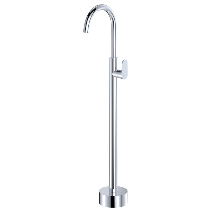 Fienza Empire Slim Floor Mounted Basin/Bath Mixer