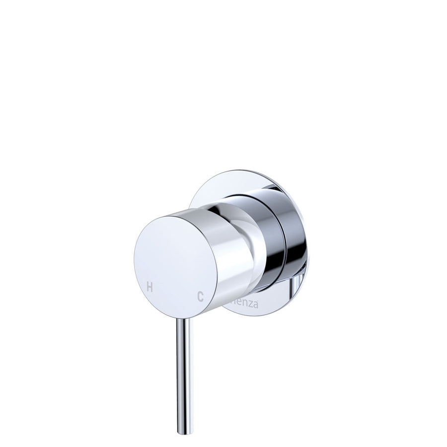 Fienza Kaya Wall Mixer, Small Round Plate