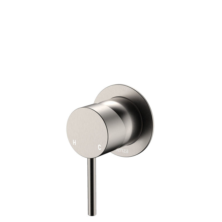 Fienza Kaya Wall Mixer, Small Round Plate