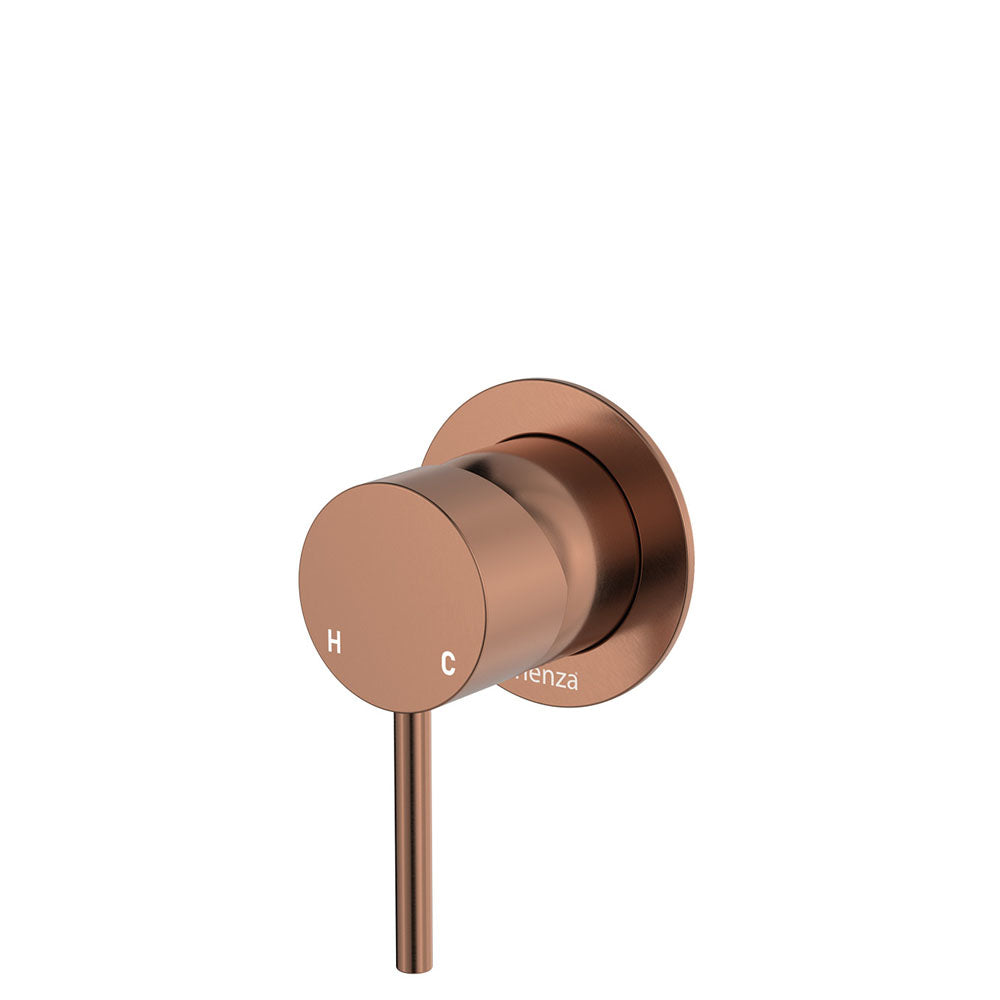 Fienza Kaya Wall Mixer, Small Round Plate