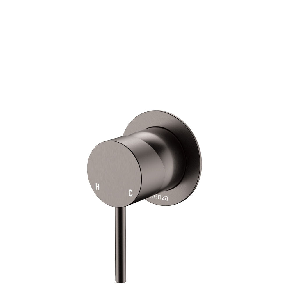 Fienza Kaya Wall Mixer, Small Round Plate