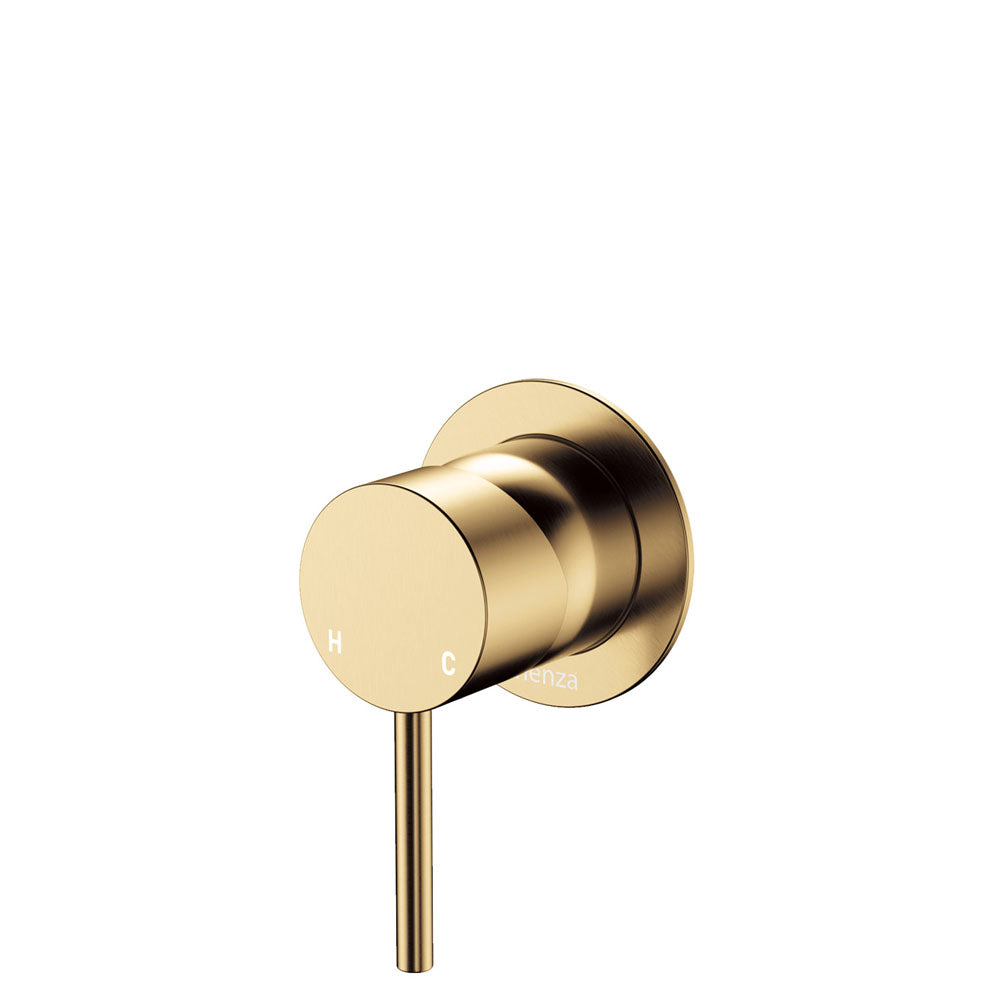 Fienza Kaya Wall Mixer, Small Round Plate