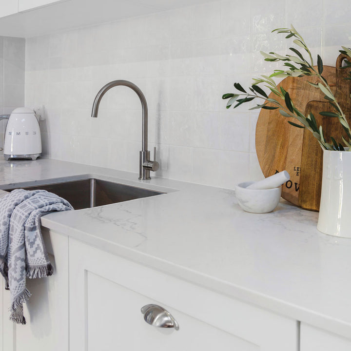 Fienza Kaya Sink Mixer Brushed Nickel