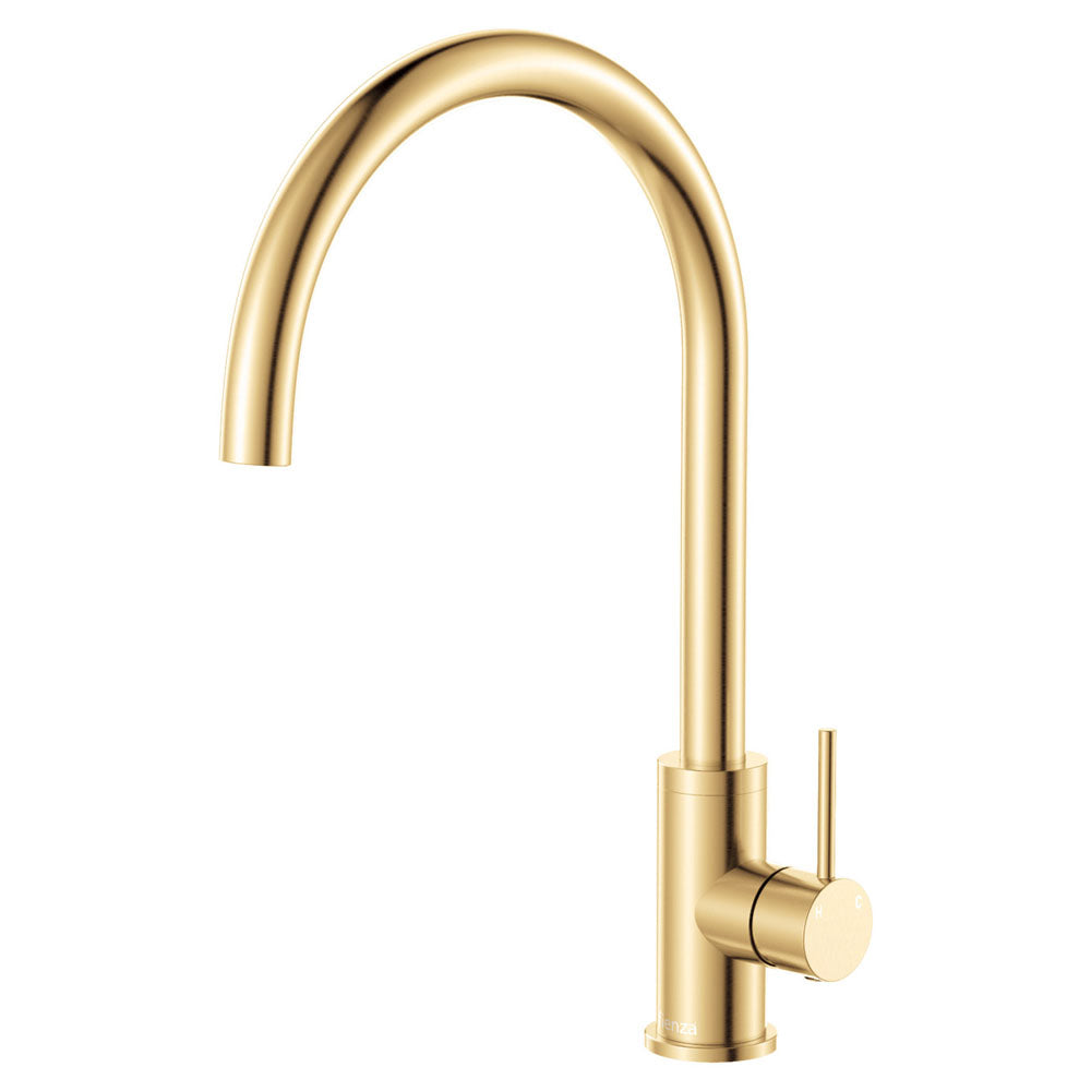 Fienza Kaya Sink Mixer, Urban Brass