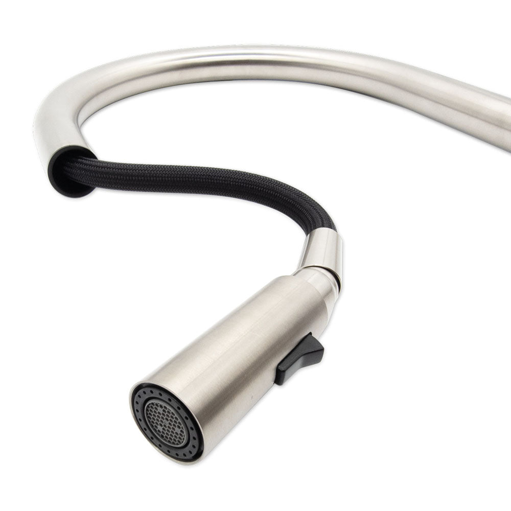 Fienza Kaya Pull-Out Sink Mixer Brushed Nickel