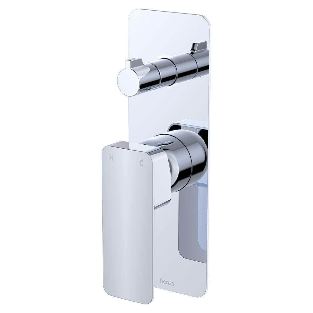 Fienza Tono Wall Diverter Mixer, Rectangular Plate