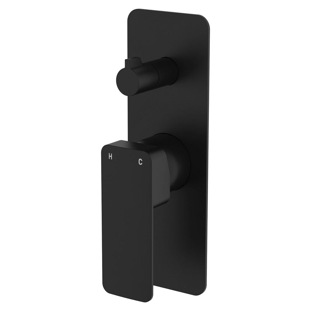 Fienza Tono Wall Diverter Mixer, Rectangular Plate