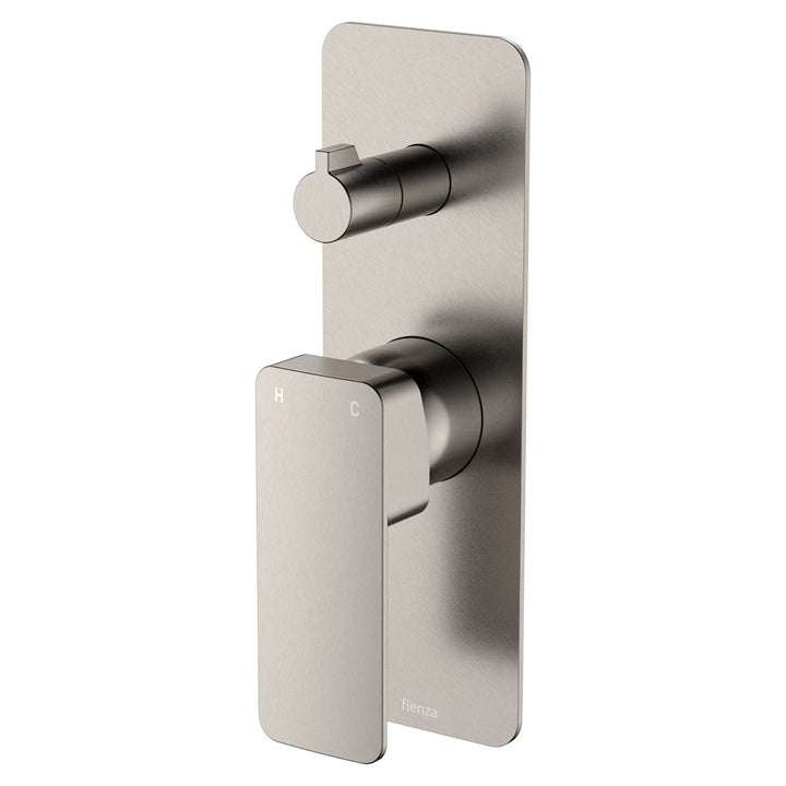 Fienza Tono Wall Diverter Mixer, Rectangular Plate