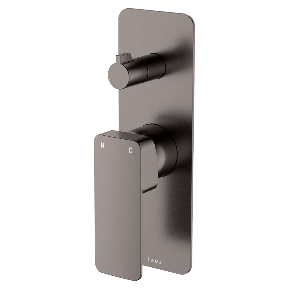 Fienza Tono Wall Diverter Mixer, Rectangular Plate