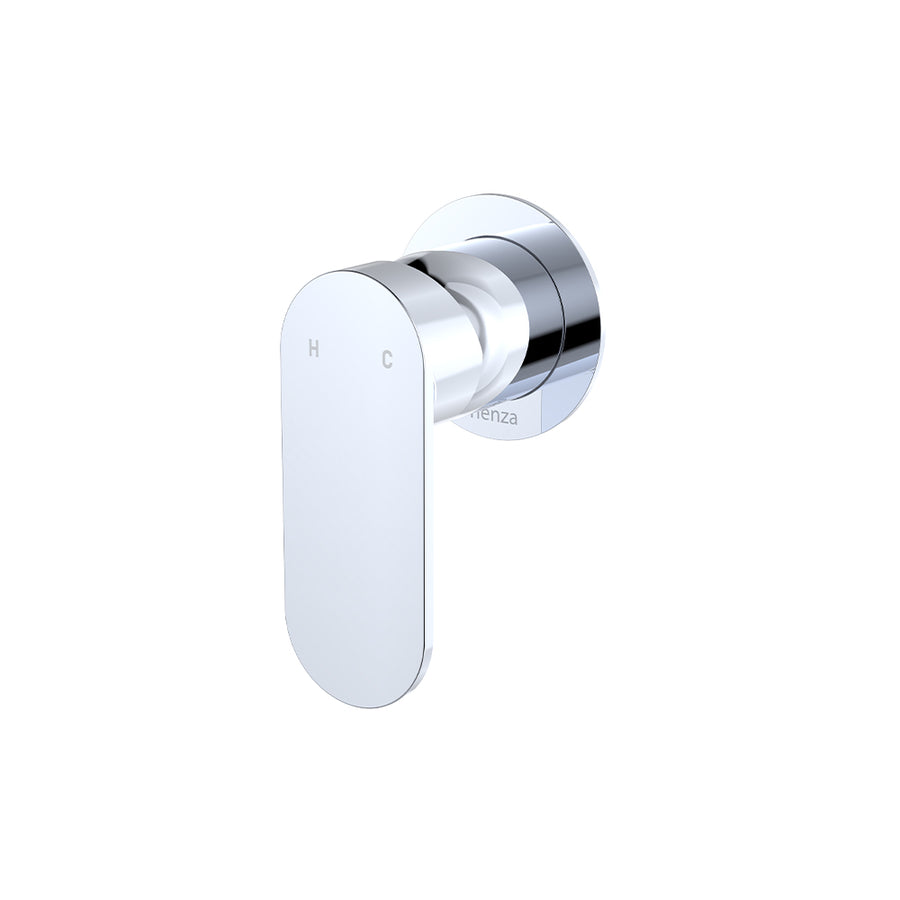 Fienza Empire Slim Wall Mixer, Round Plate