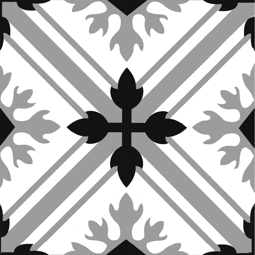 Keys Series Patterned Tile Matt 200x200mm