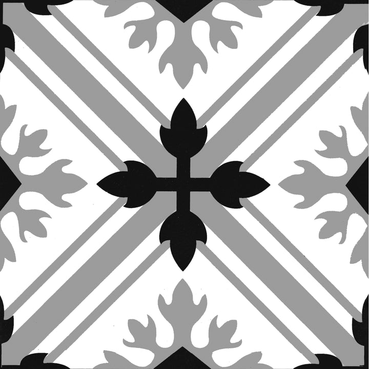 Keys Series Patterned Tile Matt 200x200mm