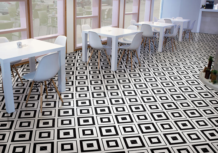 Keys Series Patterned Tile Matt 200x200mm