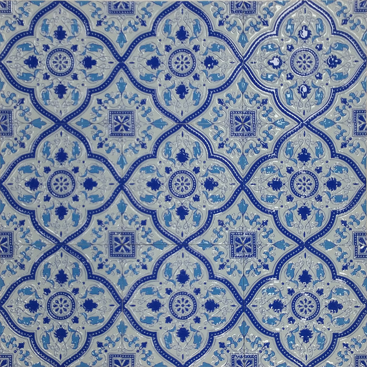 Morocco Persian Blue Gloss 200X200mm