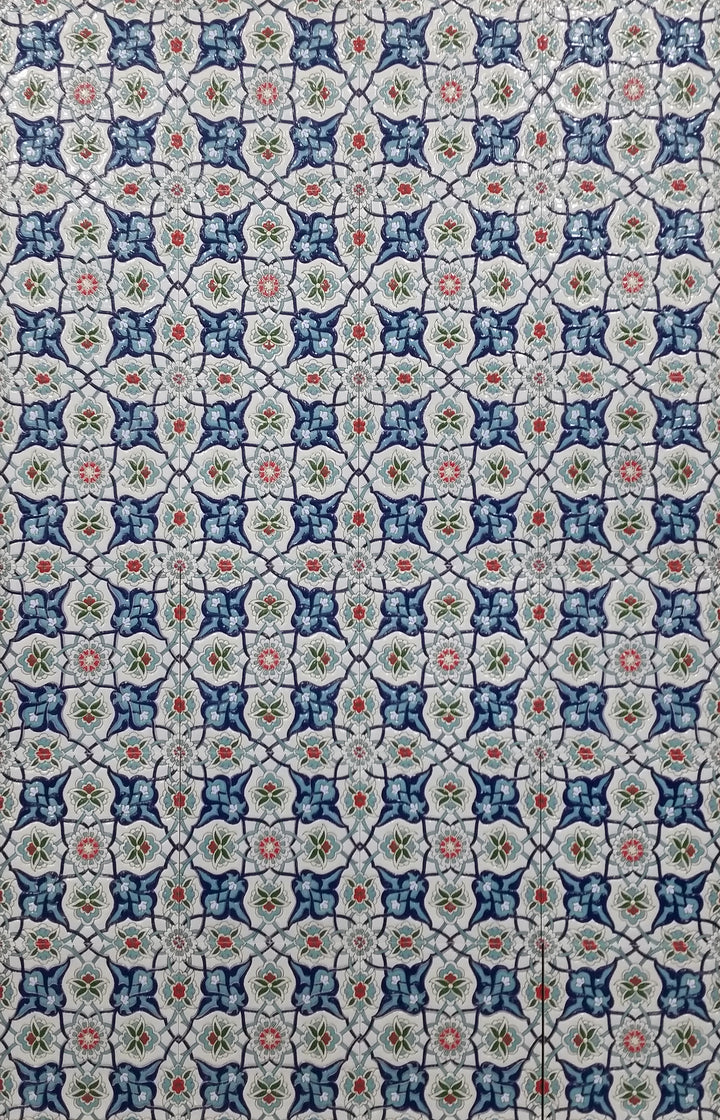 Morocco Turkish Blue Gloss Mosaic 200x200mm