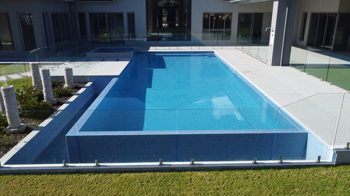 The Ezarri Ligero Polar Blue Pool Tile