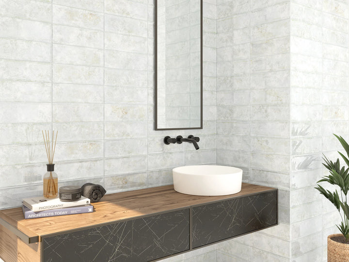 The Abalone Collection Spanish Gloss Wall Tiles 100x300mm