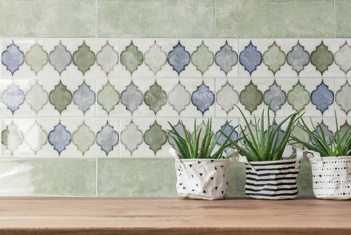 The Abalone Collection Spanish Gloss Wall Tiles 100x300mm