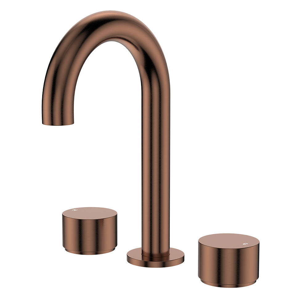 Fienza Kaya Round Hob Set, Round Taps