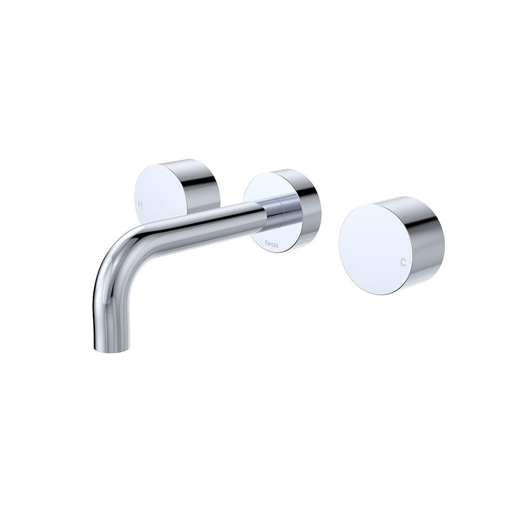 Fienza Kaya Wall Set, Round Taps 130mm